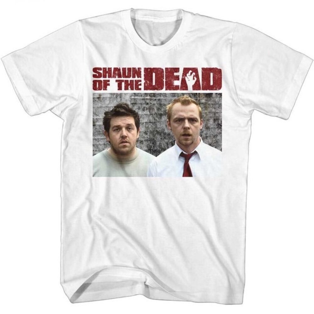 Shaun of the Dead Shaun  Ed Graphic T-Shirt Horror Comedy Fan Tee 24